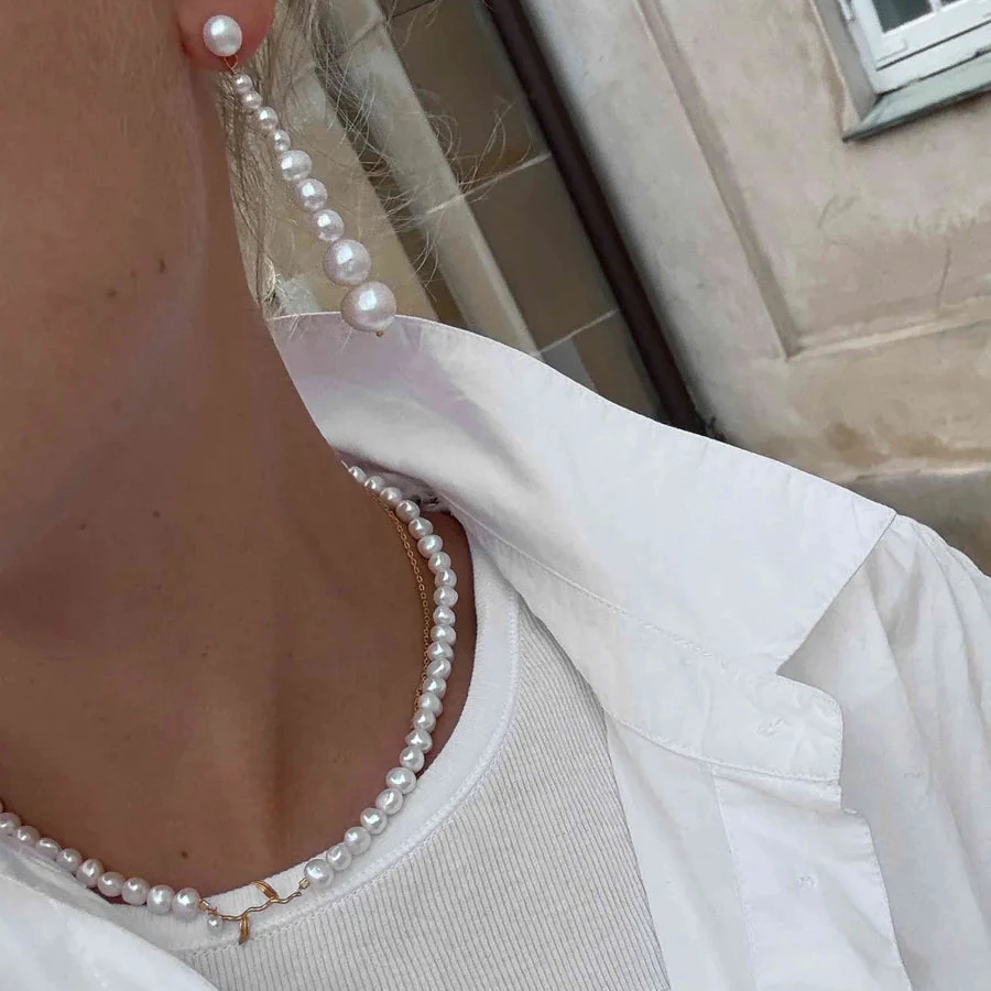 Hultquist Marigold Pearl Halskæde