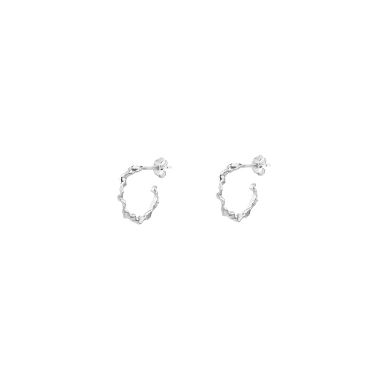 Vincent Shaman Hoops Sølv Øreringe Small 14mm
