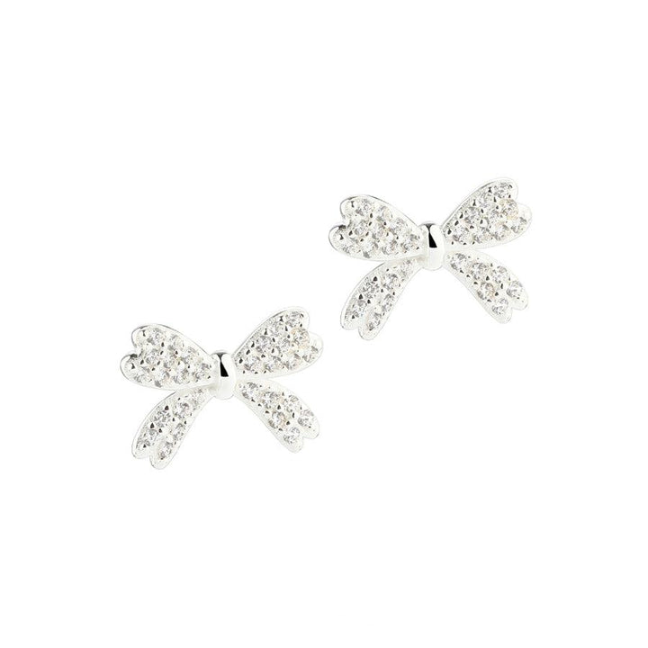 Aqua Dulce Big Darling Bow Ørestikker Sølv - Øreringe - 5804