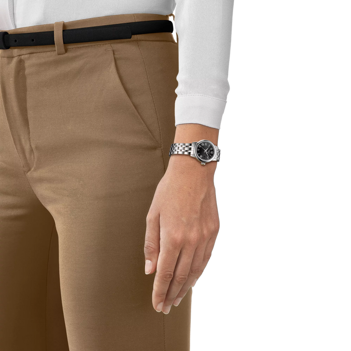 TISSOT CLASSIC DREAM LADY - STÅLLÆNKE / SORT SKIVE