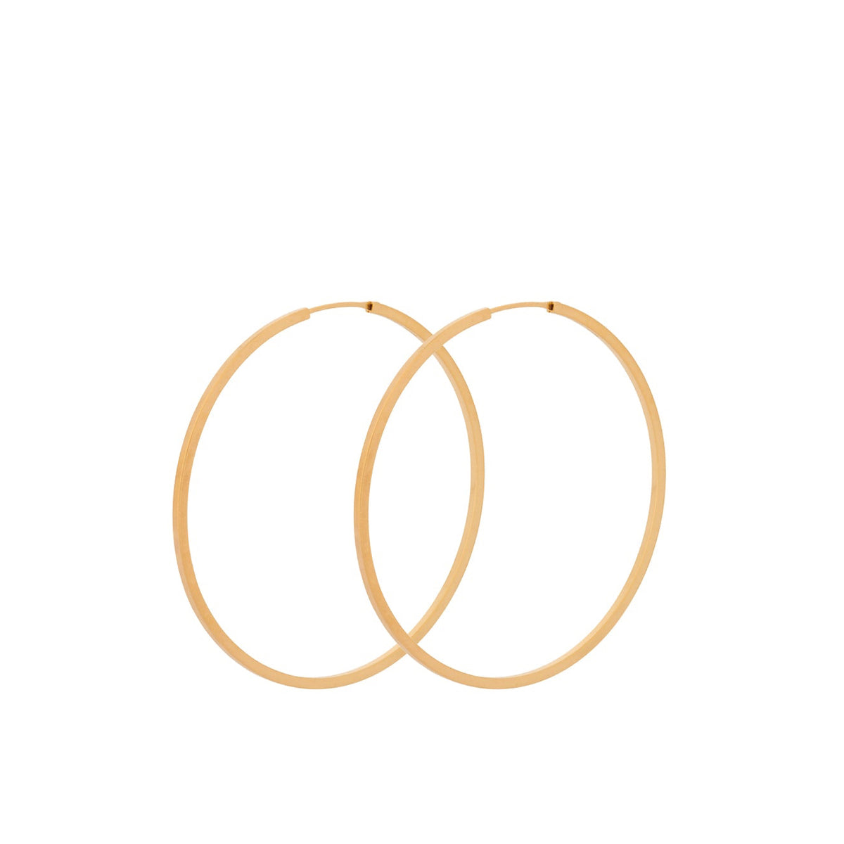 Pernille Corydon Orbit Store Hoops – Forgyldt