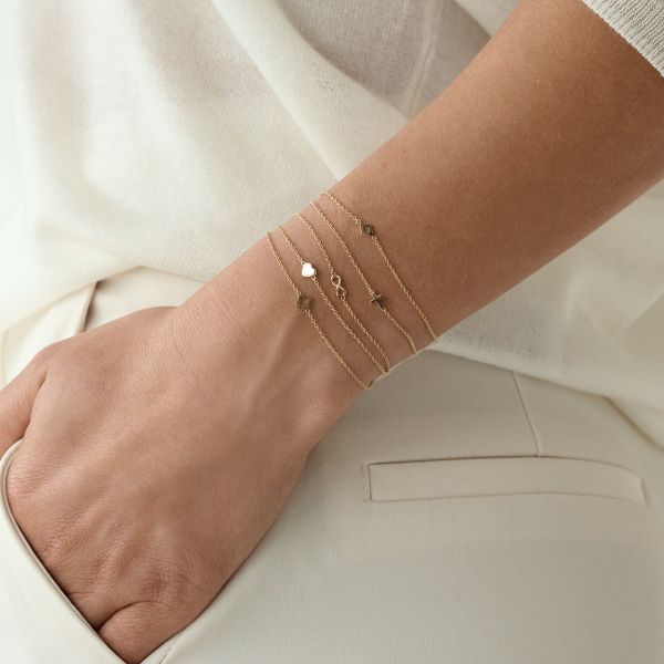 Nuran Icons Armbånd Eternity – 14 Karat Guld – produktbillede 2