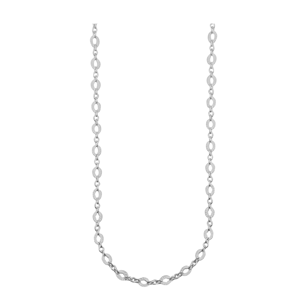 Jeberg Jewellery Etoile halskæde i sølv vist på neutral baggrund, elegant og enkel stil. Model 44260-42