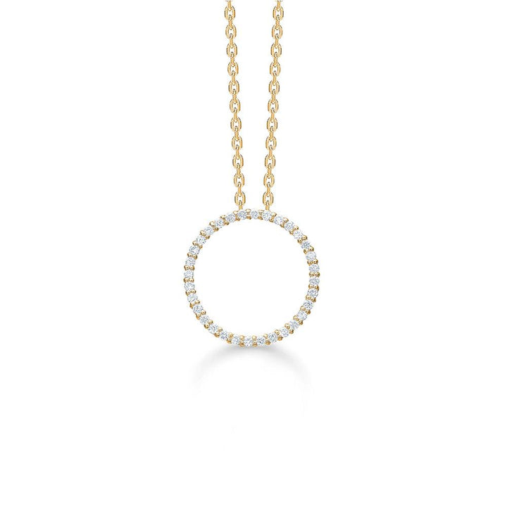 Mads Z 14kt Diamond Halo Vedhæng 0.20ct W.Si - Vedhæng - 1531026