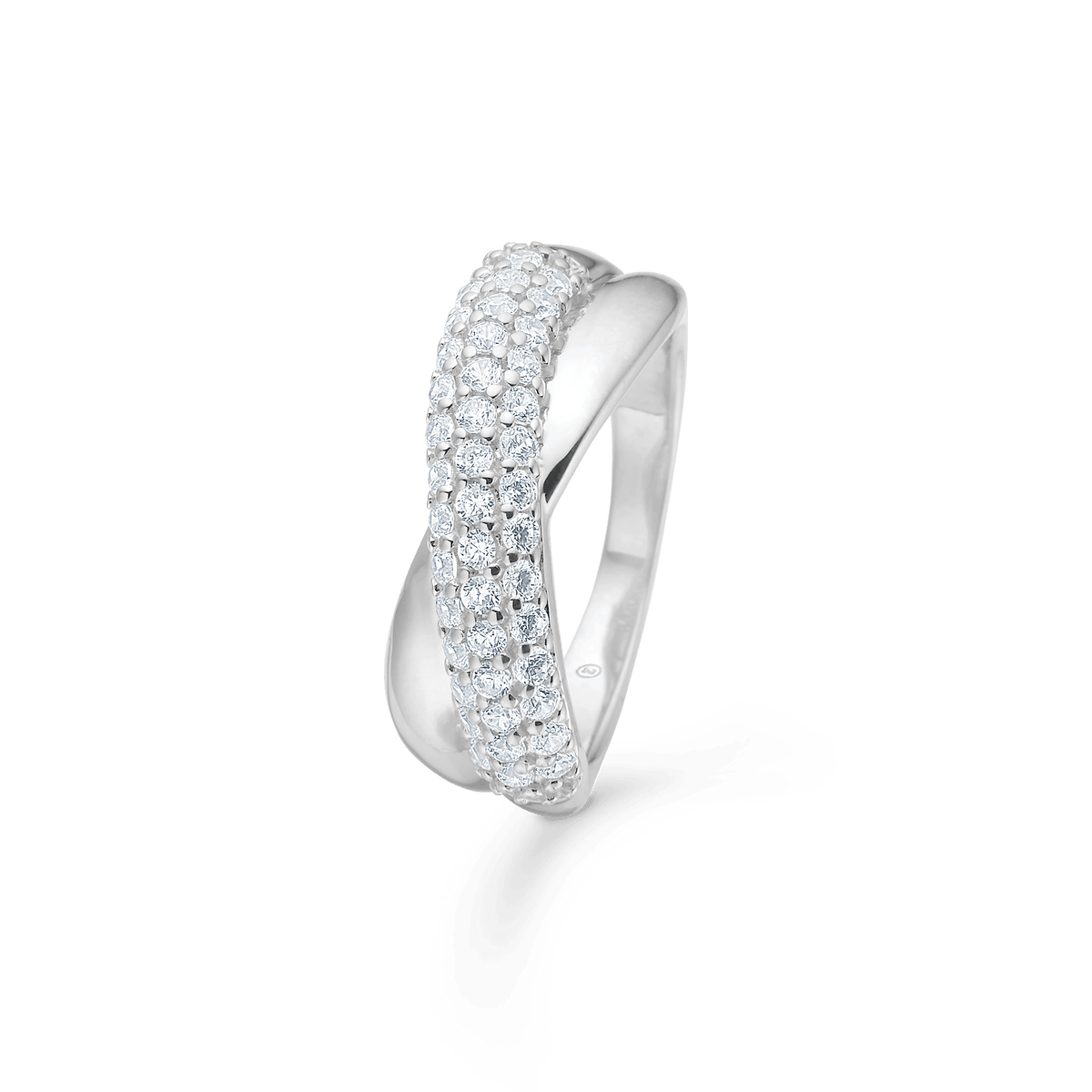 Mads Z Celia Solv Ring med Zirkonia viser elegant sølvring med skinnende zirkonia. Model 3147009-001.