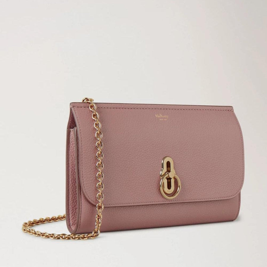 Mulberry Amberley Clutch Small Classic Grain Autumn Rose