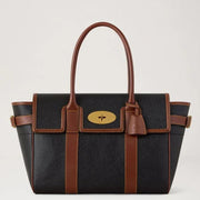 Mulberry Bayswater Black & Cognac Bio-Based Scotchgrain
