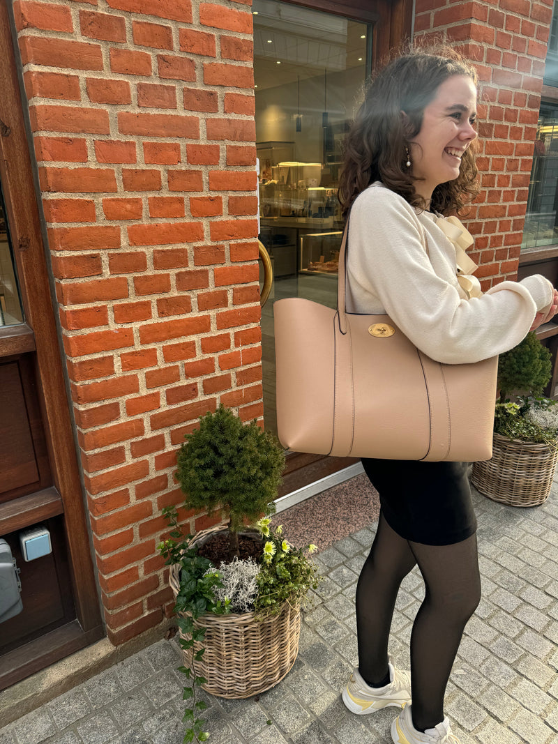 Mulberry Bayswater Tote Small Classic Grain Maple - Bayswater Taske - HH5727/205E631
