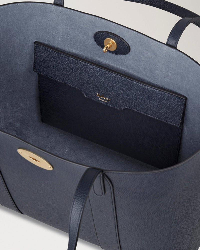 Mulberry Bayswater Tote Small Classic Grain Night Sky - Bayswater Taske - HH5727/205U888