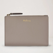 Mulberry Continental Bifold Zipped Wallet Cashmere Taupe