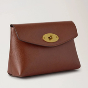 Mulberry Darley Cosmetic Pouch  Oak Small Classic Grain