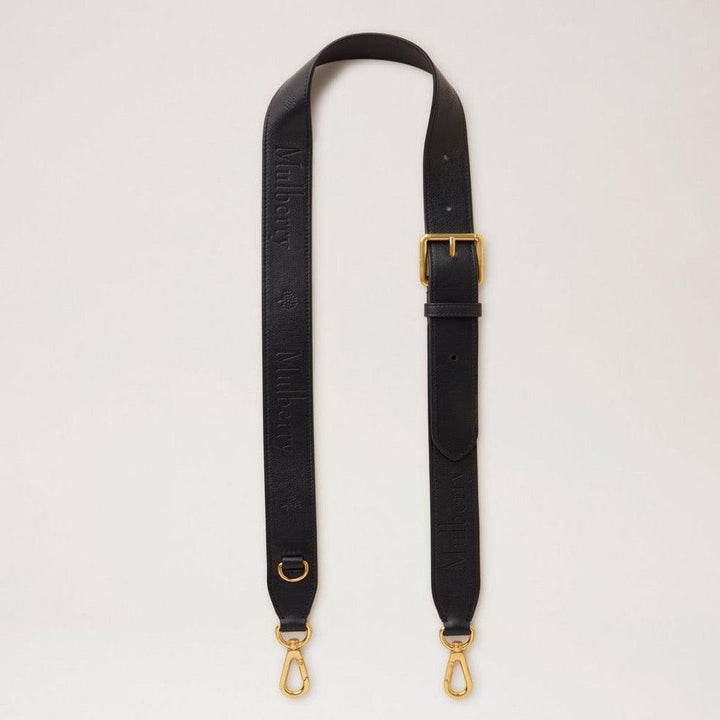 Mulberry Debossed Logo Leather Strap - Skulderrem - RX0284/587A100