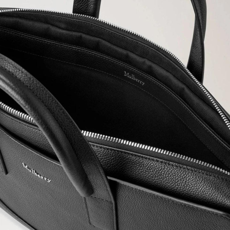 Mulberry Farringdon Briefcase Pebble Grain - Computertaske - HB5128/645A100