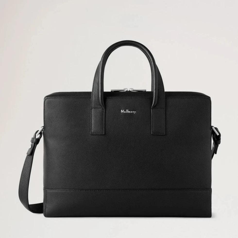 Mulberry Farringdon Briefcase Pebble Grain - Computertaske - HB5128/645A100