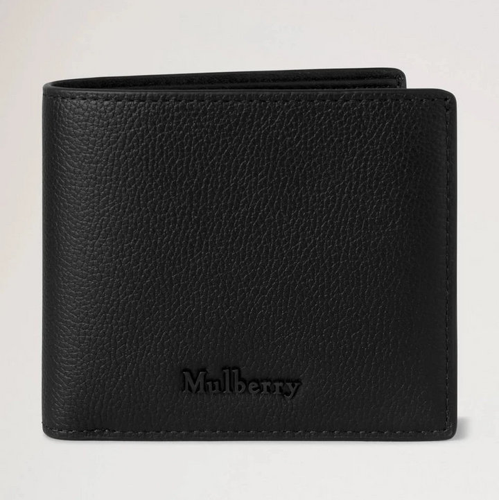 Mulberry Farringdon Card Wallet Black herrepung i sort præget læder, enkel og stilfuld. Model RL8277645A100
