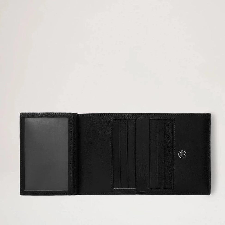 Mulberry Heritage Trifold Wallet Small Classic Grain Black - Punge - RL7396/205A100
