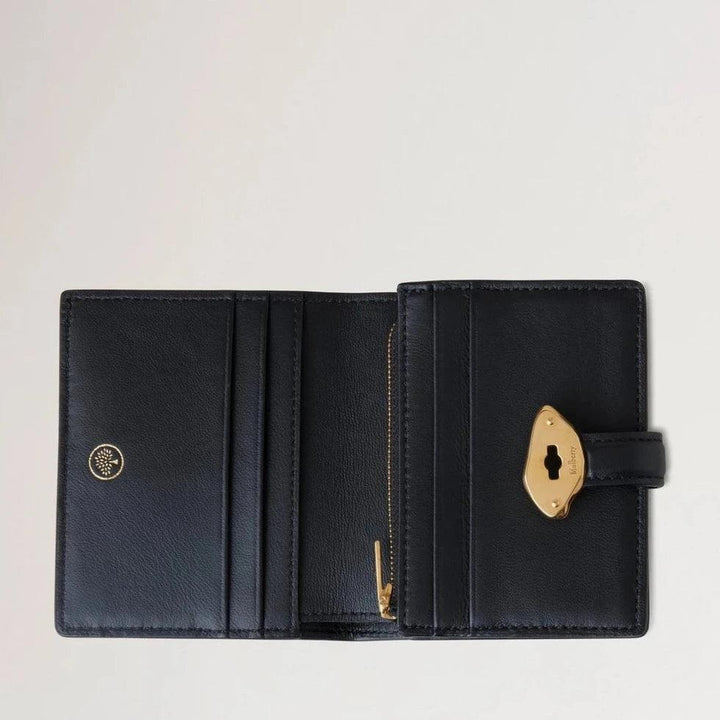 Mulberry Lana Compact Wallet High Gloss Leather Black - - RL8065/615A100