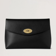 Mulberry Large Darley Cosmetic Pouch Black Small Classic Grain