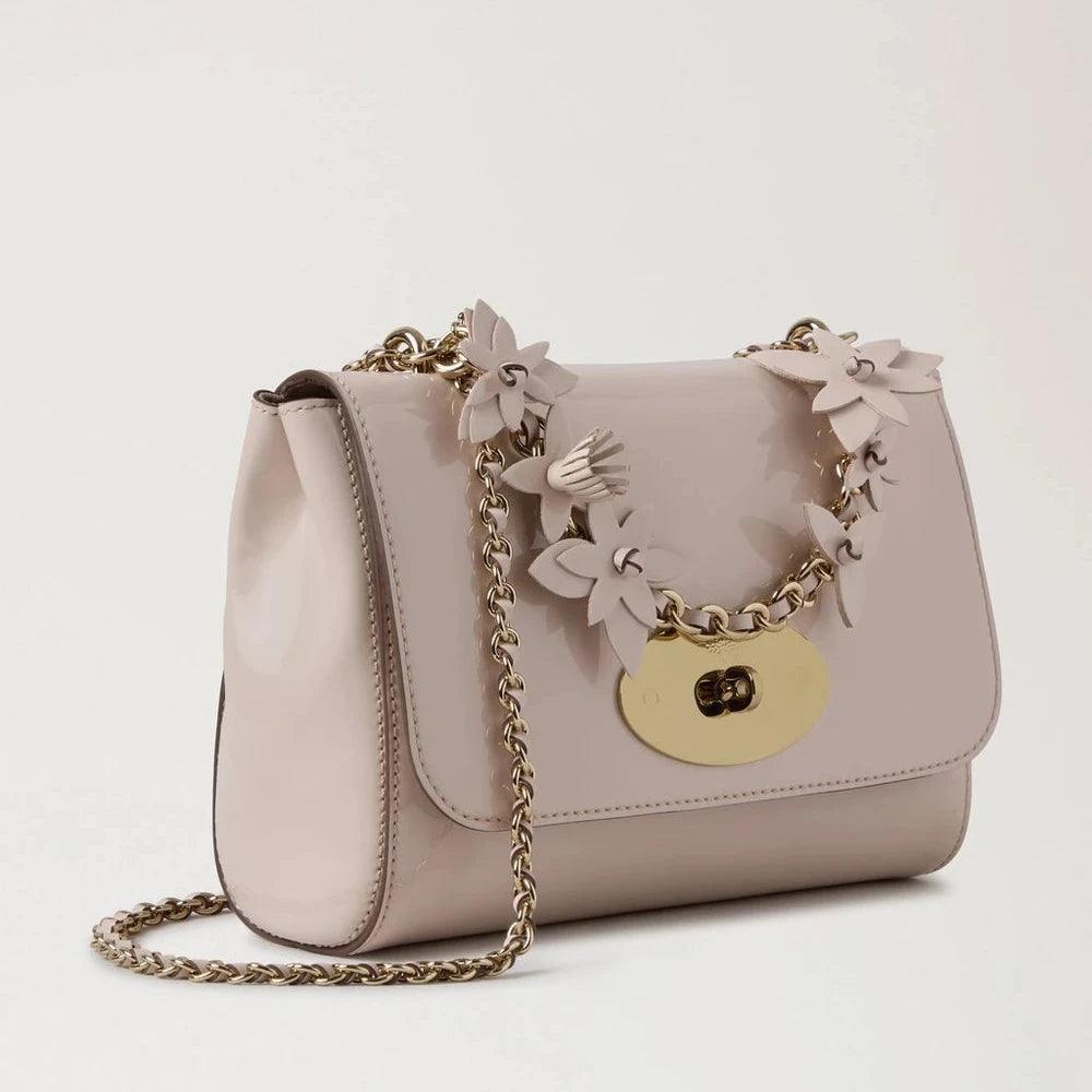 Mulberry Lily Blossom Pink Soft Patent & Flowers - Lily Taske - HH9731/710J002