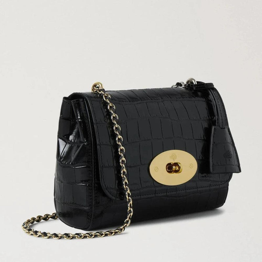Mulberry Lily Croc Black - Lily Taske - HH9590/641A100