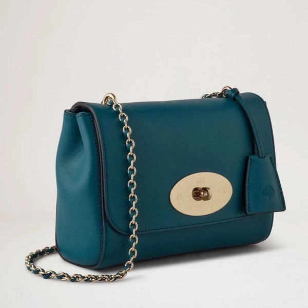 Mulberry Lily Micro Classic Grain Titanium Blue - Lily Taske - HH9179/587T622