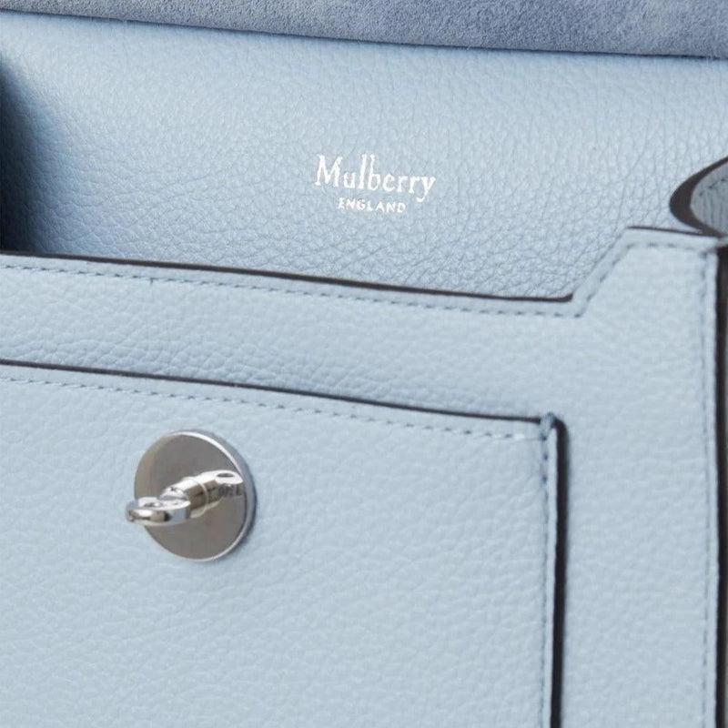 Mulberry Small Antony Small Classic Grain Poplin Blue - Antony Taske - HH5193/205U804