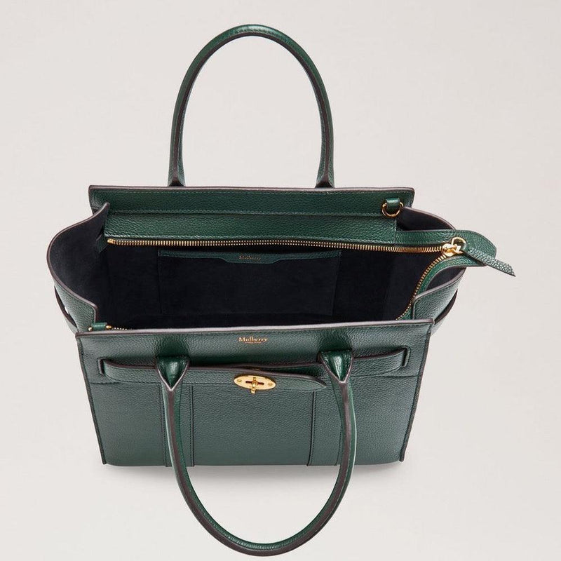Mulberry Small Zipped Bayswater Mulberry Green - Bayswater Zipped - HH4406/205Q633