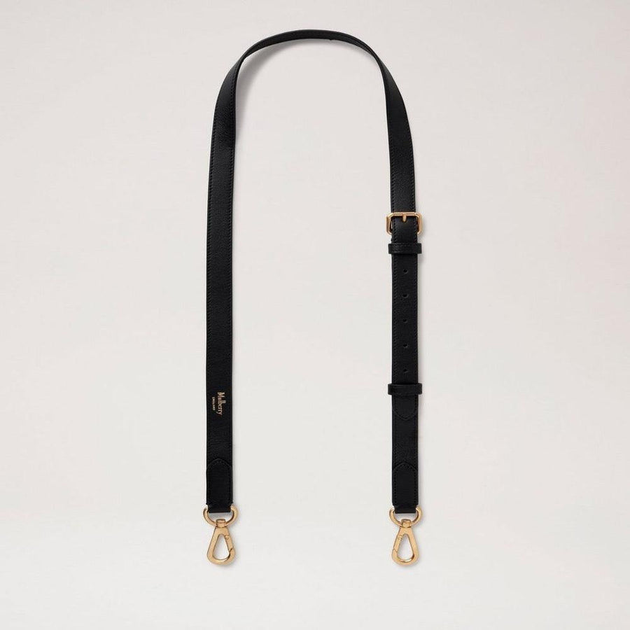Mulberry Thin Leather Strap Black - Skulderrem - RX0285/587A100