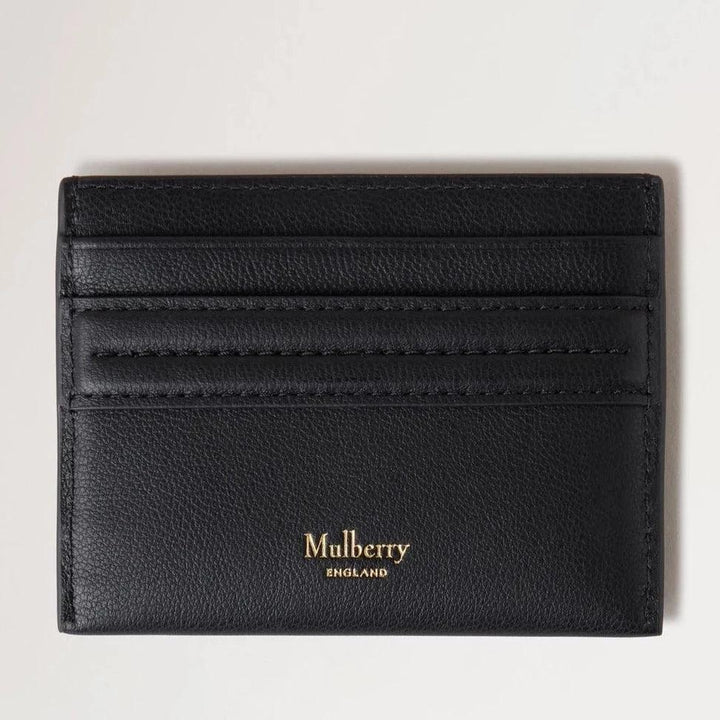 Mulberry Tree Credit Card Slip Black viser et elegant sort kreditkortholder i læder med synlige kortlommer. Model RL7895587A100.