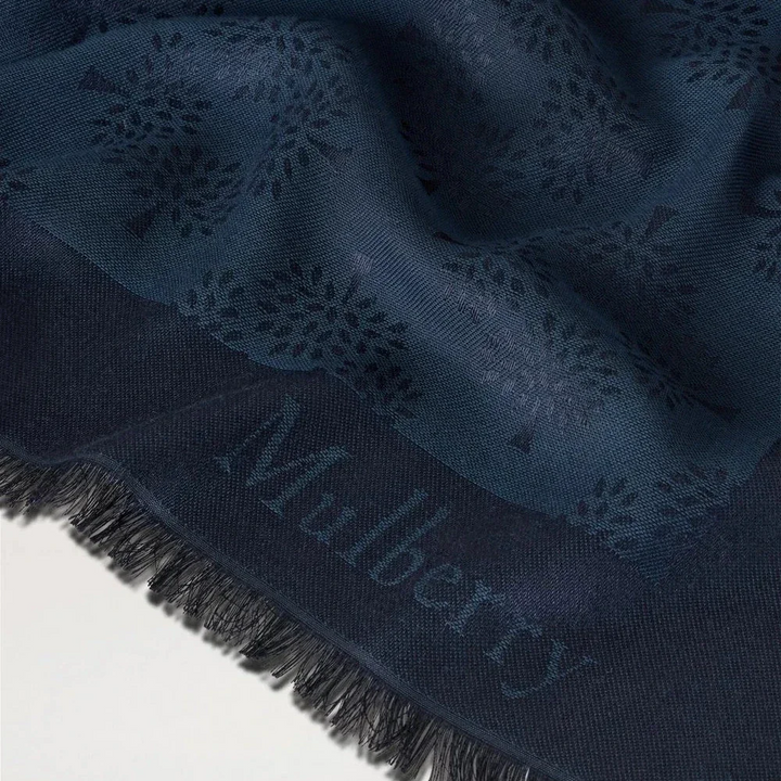 Mulberry Tree Square Night Sky Cotton Silk Blend – produktbillede 3