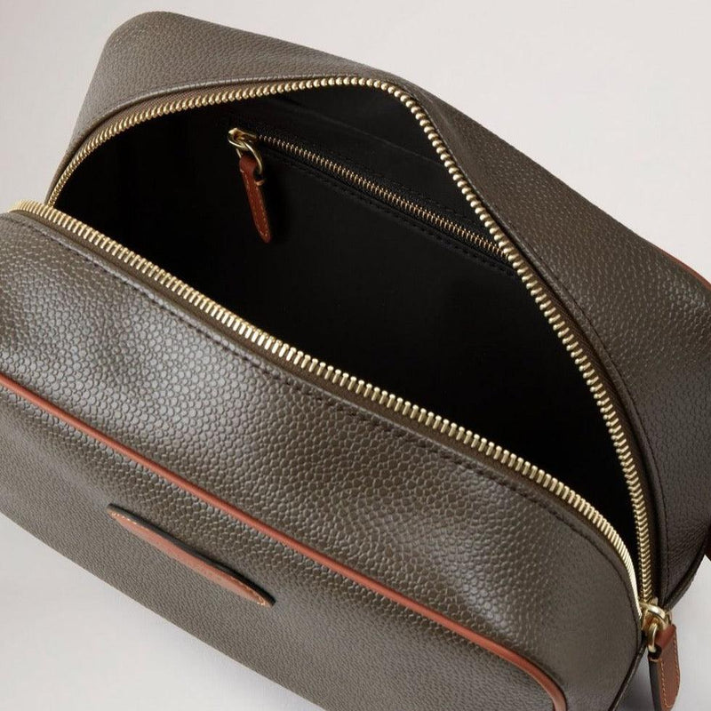 Mulberry Wash Case Eco Scotchgrain Mole/Cognac - - RL7430/127Q330
