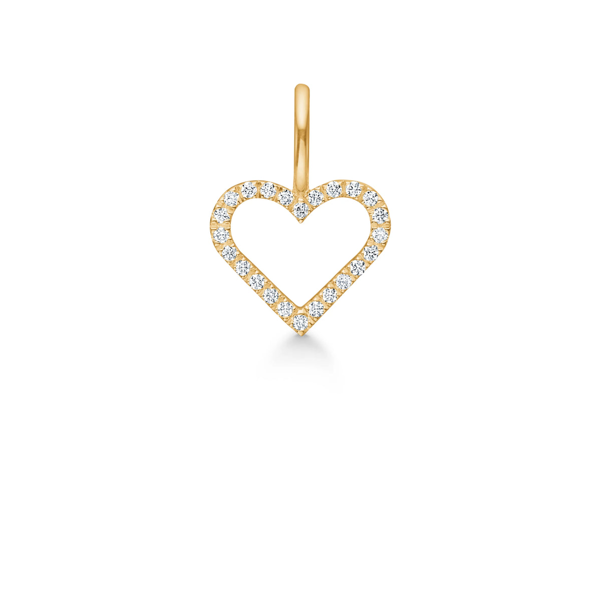 Ro Copenhagen Symbols Open Heart Diamant Vedhæng – 18 kt. Guld