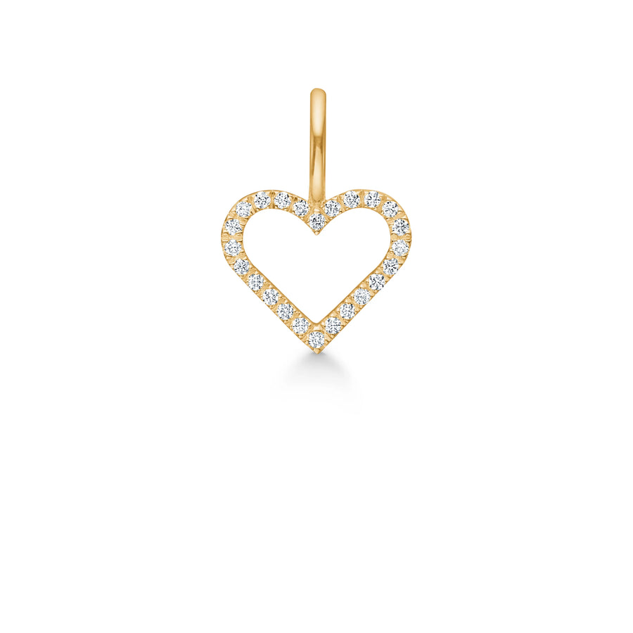 Ro Copenhagen Symbols Open Heart Diamant Vedhæng – 18 kt. Guld