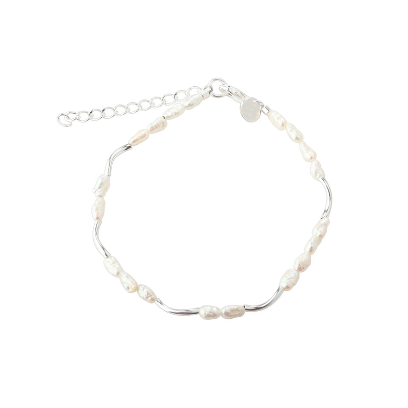 Aqua Dulce Alura White Armbånd I Sølv