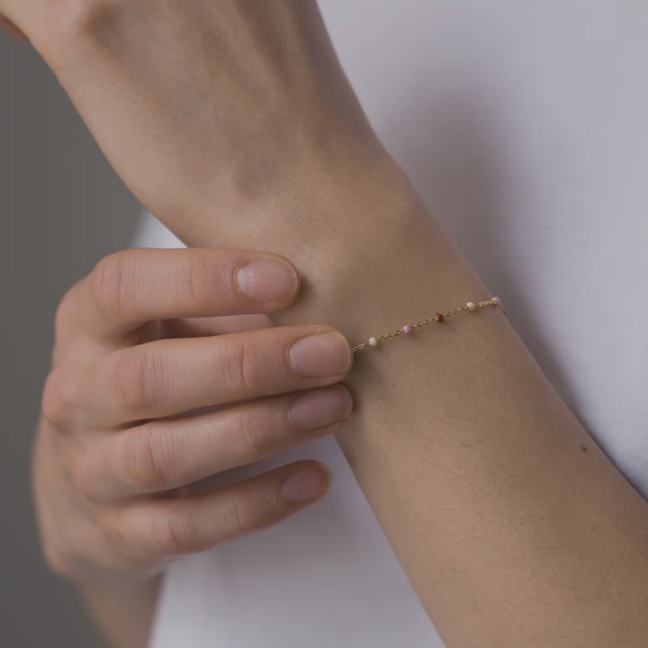 Enamel Lola Rosie Armbånd - B66g-Rosie