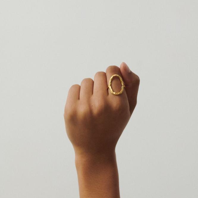 Pernille Corydon Cloud Forgyldt Ring