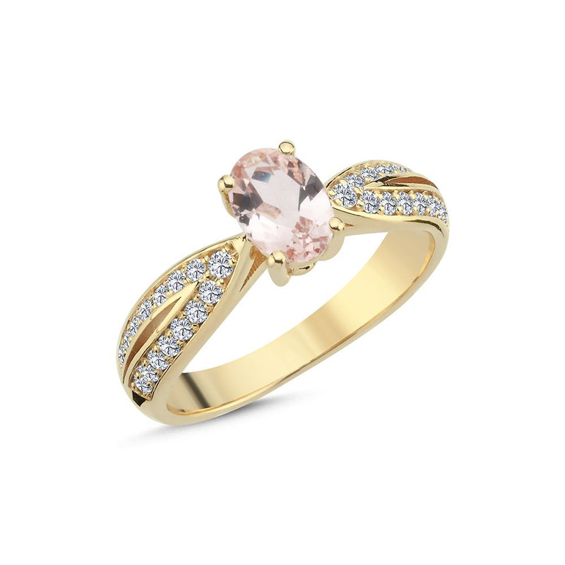 Nuran 14kt Silvia Ring 0.30ct W/Si