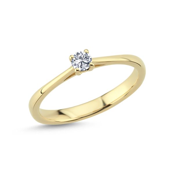 Nuran The One Ring – 14 karat guld med 0,13 ct W.si Diamant