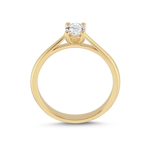Nuran The One Oval Ring – 14 karat guld med 0.50ct W.Si Diamant