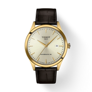 TISSOT CLASSIC DREAM POWERMATIC 80 – GULD PVD / BRUN LÆDERREM