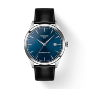 TISSOT CLASSIC DREAM POWERMATIC 80 LÆDERREM / BLÅ SKIVE