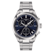 TISSOT PR 100 CHRONOGRAPH MED BLÅ URSKIVE