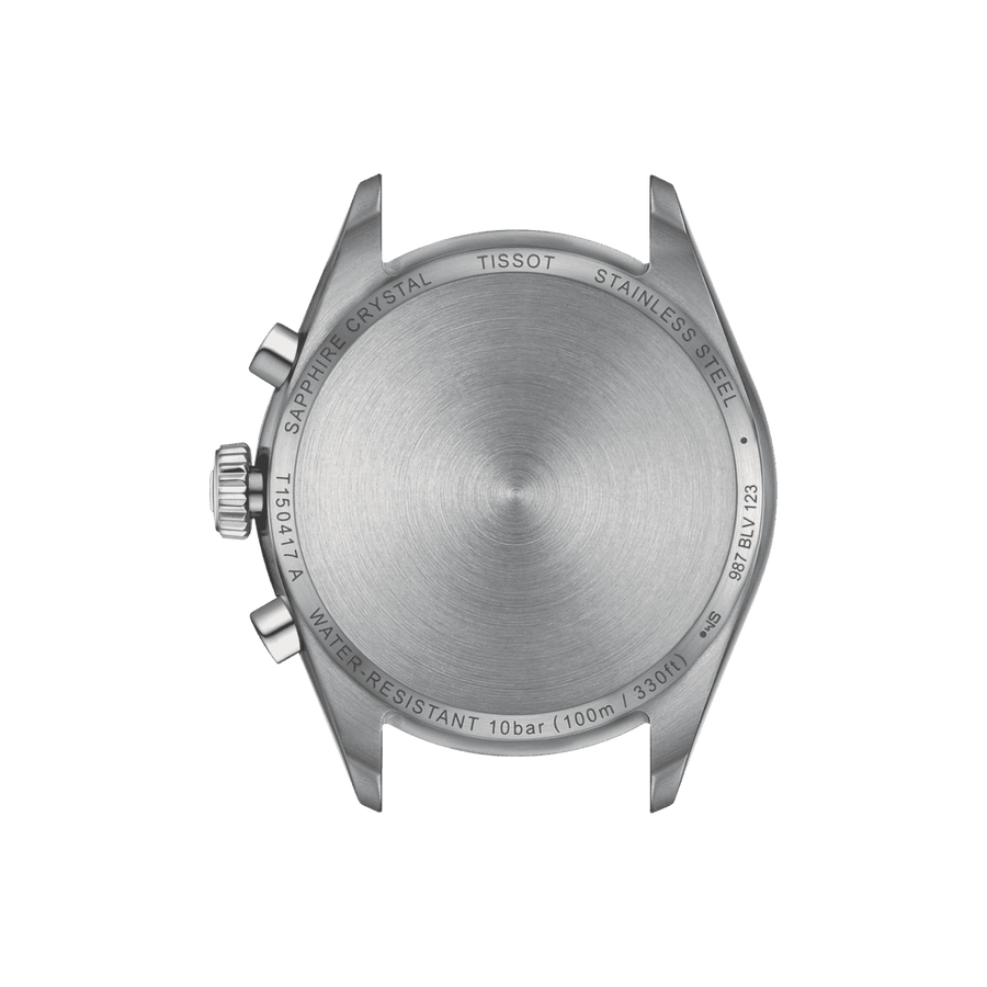 TISSOT PR 100 CHRONOGRAPH MED BLÅ URSKIVE - Herreur - T1504171104100