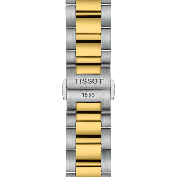 TISSOT PR 100 CHRONOGRAPH PVD MED SØLV URSKIVE - Herreur - T1504172203100