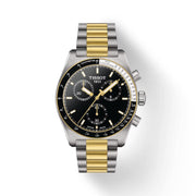 TISSOT PR516 CHRONOGRAPH GULD PVD MED SORT URSKIVE