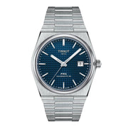TISSOT PRX POWERMATIC 80 MED BLÅ URSKIVE