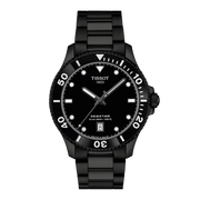 TISSOT SEASTAR 1000 40MM - SORT PVD