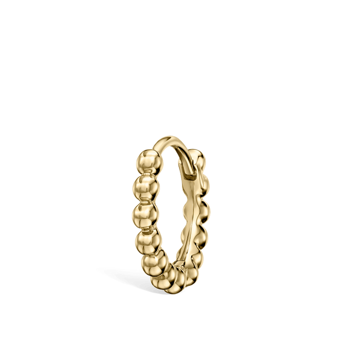 MARIA TASH Granulated Hoop Earring 8mm