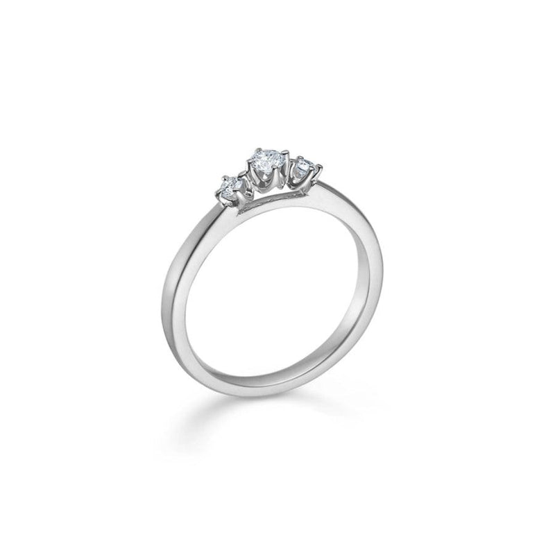 Mads Z 14kt Crown Trinity Ring 0.17 ct - 1641717-001
