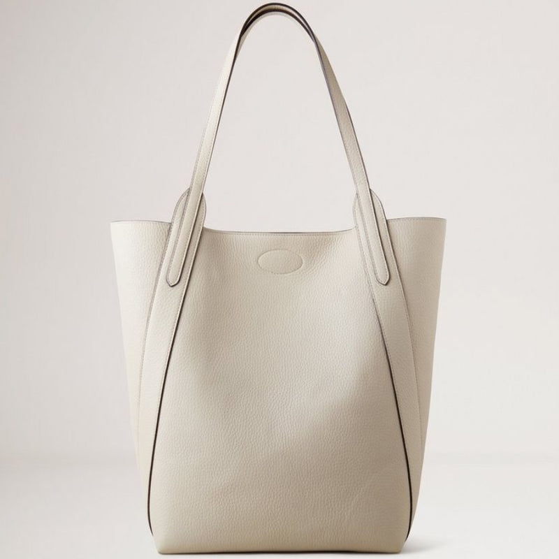 Mulberry Taske - North South Bayswater Tote Chalk